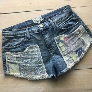 Current Elliott The Gam Dirty Lived Hippie Shorts